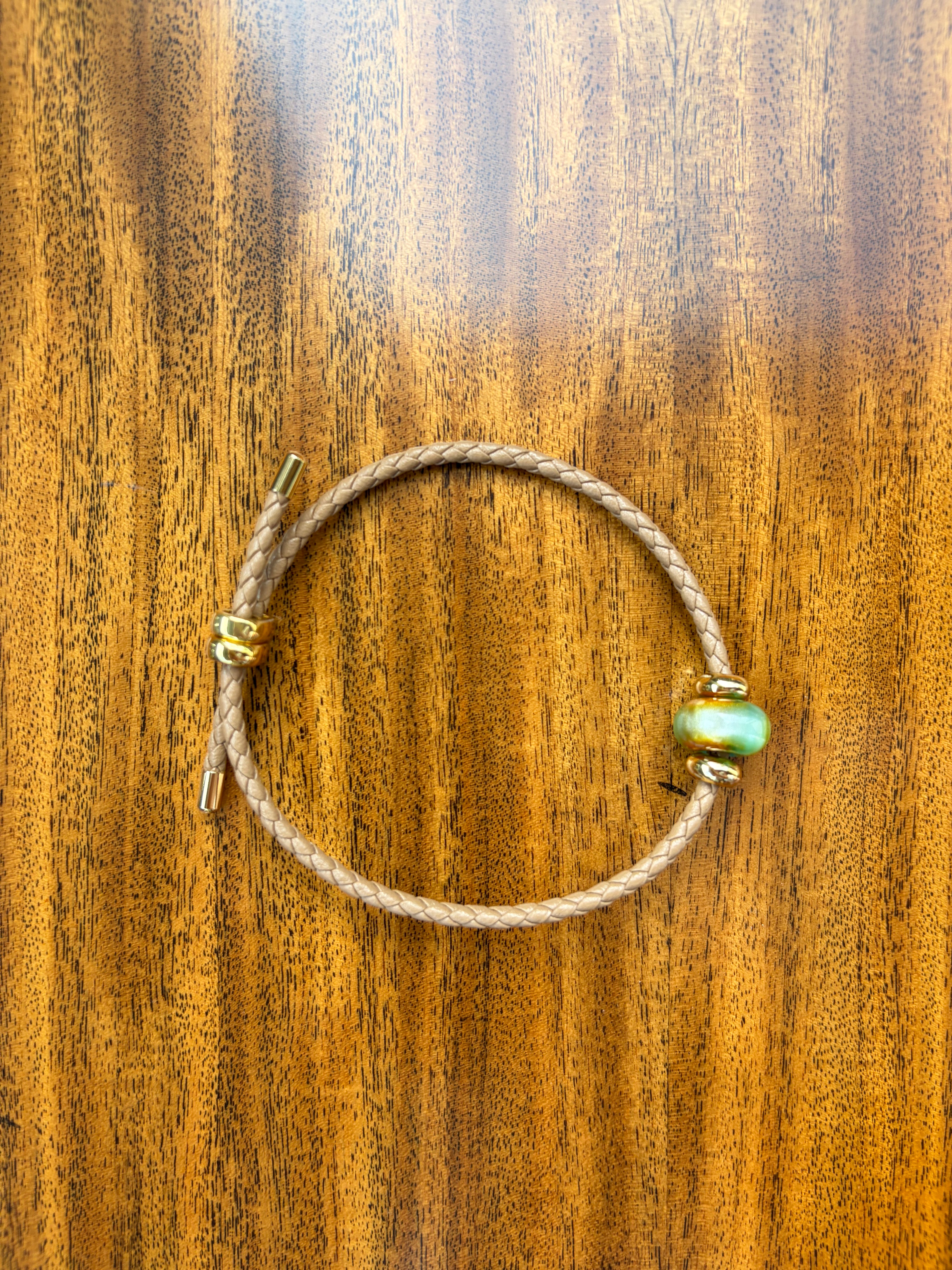 Colorful Cord Bead Bracelet