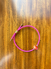 Colorful Cord Bead Bracelet