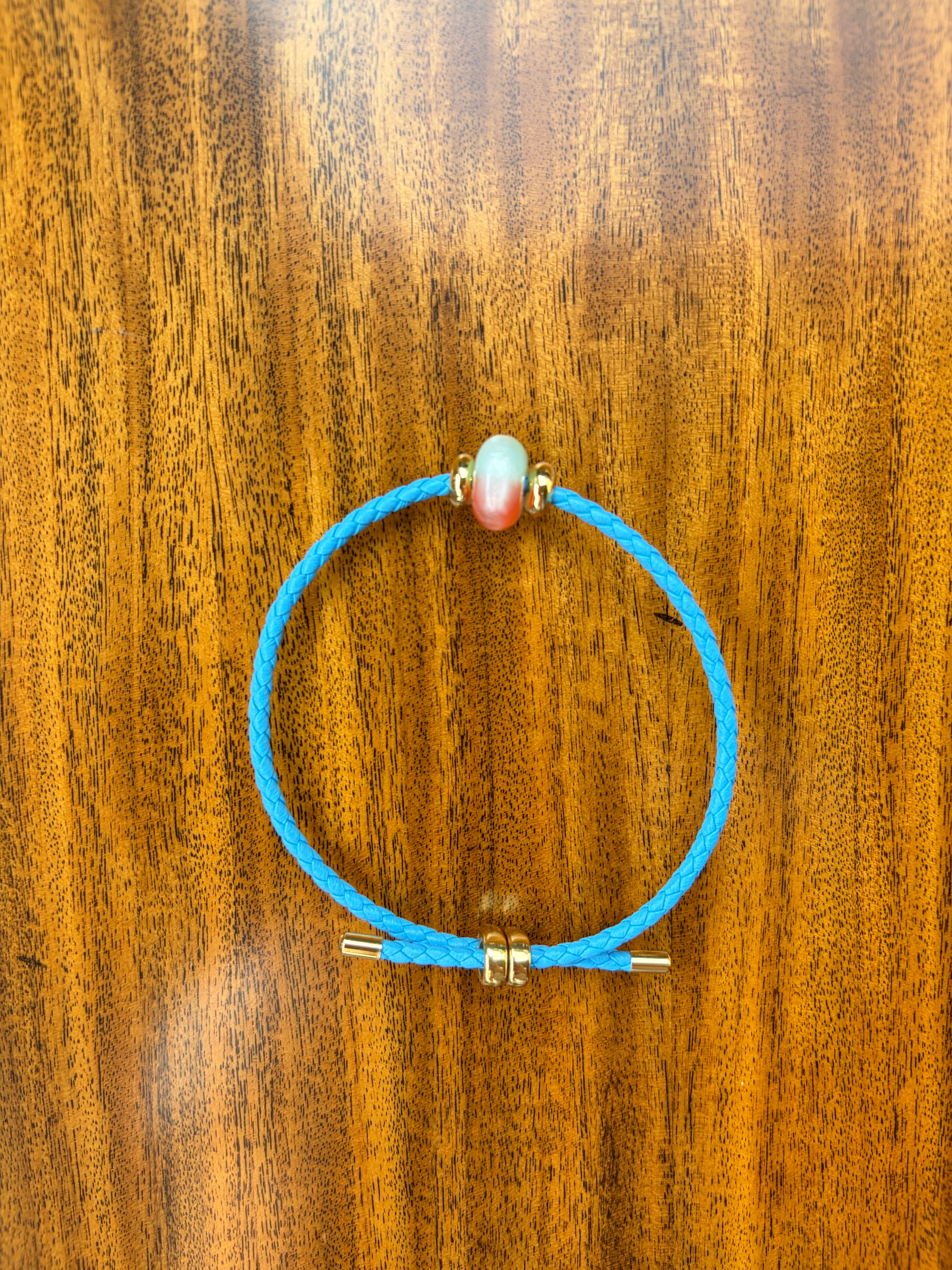 Colorful Cord Bead Bracelet