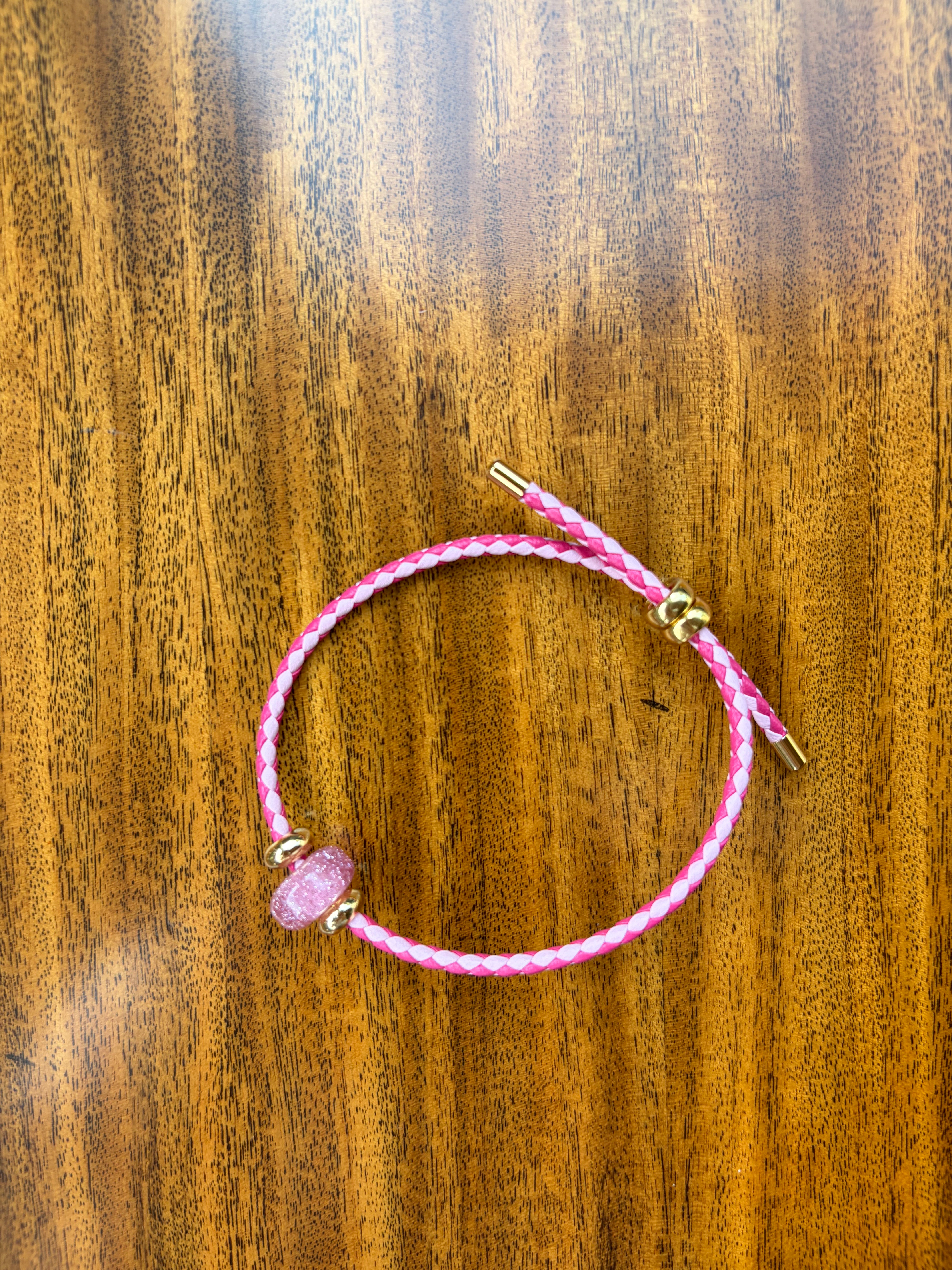 Colorful Cord Bead Bracelet