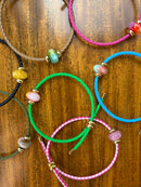 Colorful Cord Bead Bracelet