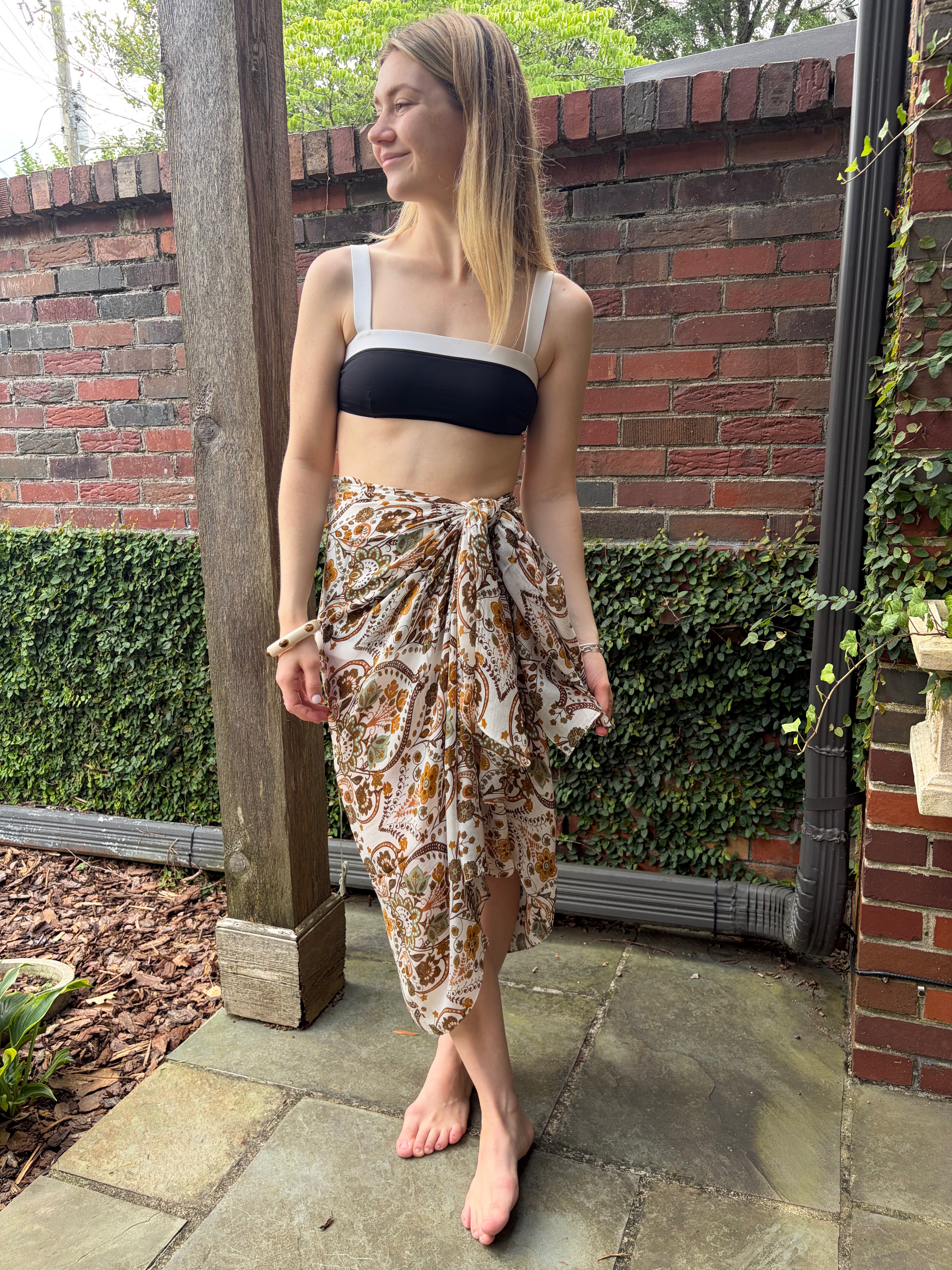 Autumn Garden Sarong