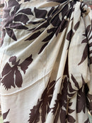 Brown Banana Leaf Sarong