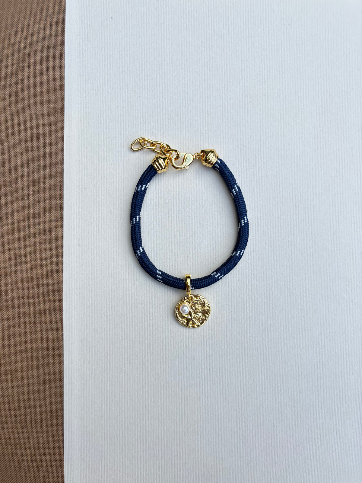 Navy with Sand Dollar Charm
