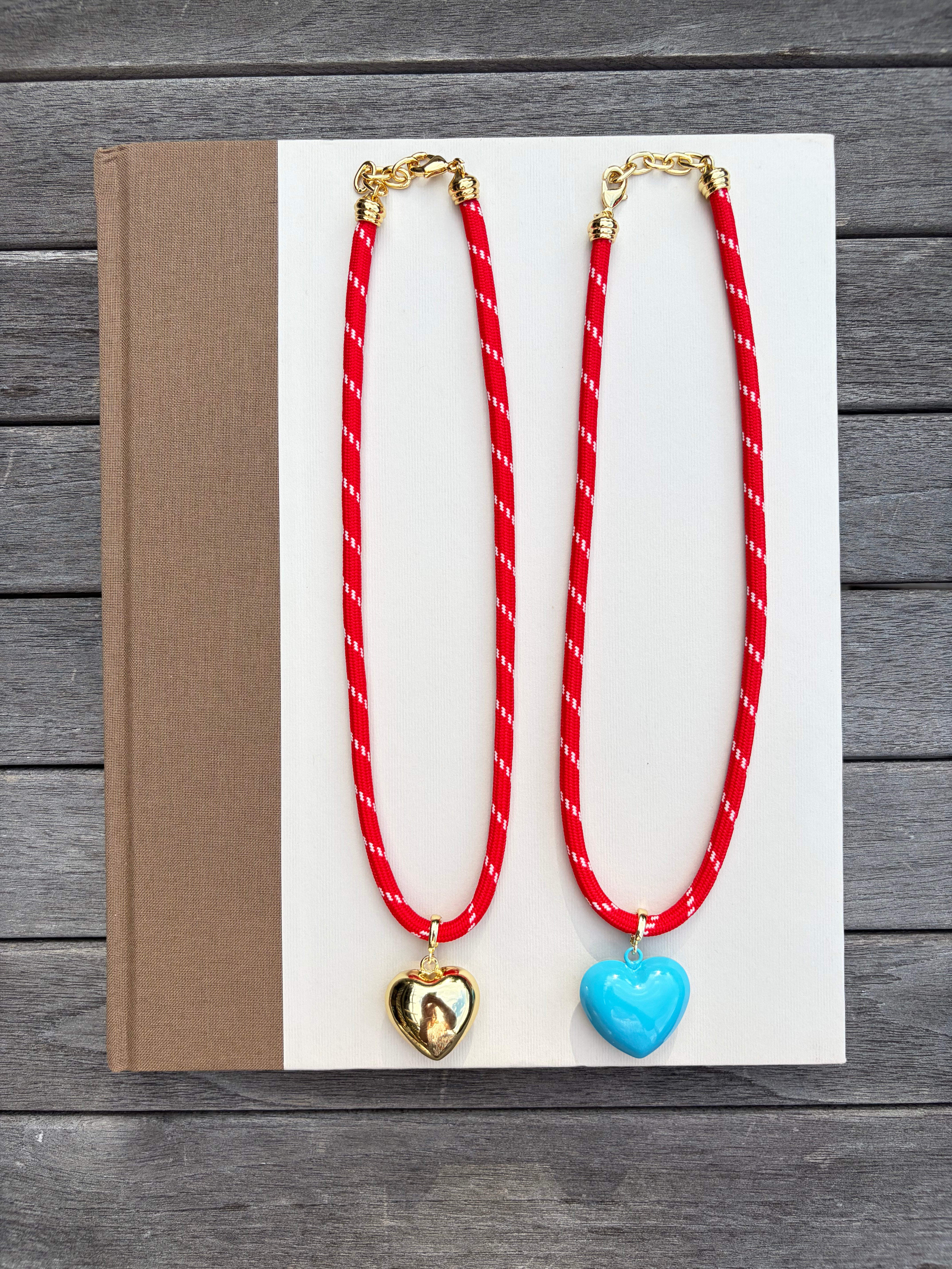 Cherry Paracord Necklace with Charm