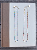 Colorful Bead and Pearl Necklace