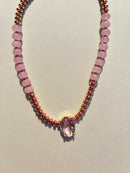 Sampson Pink Jewel Necklace