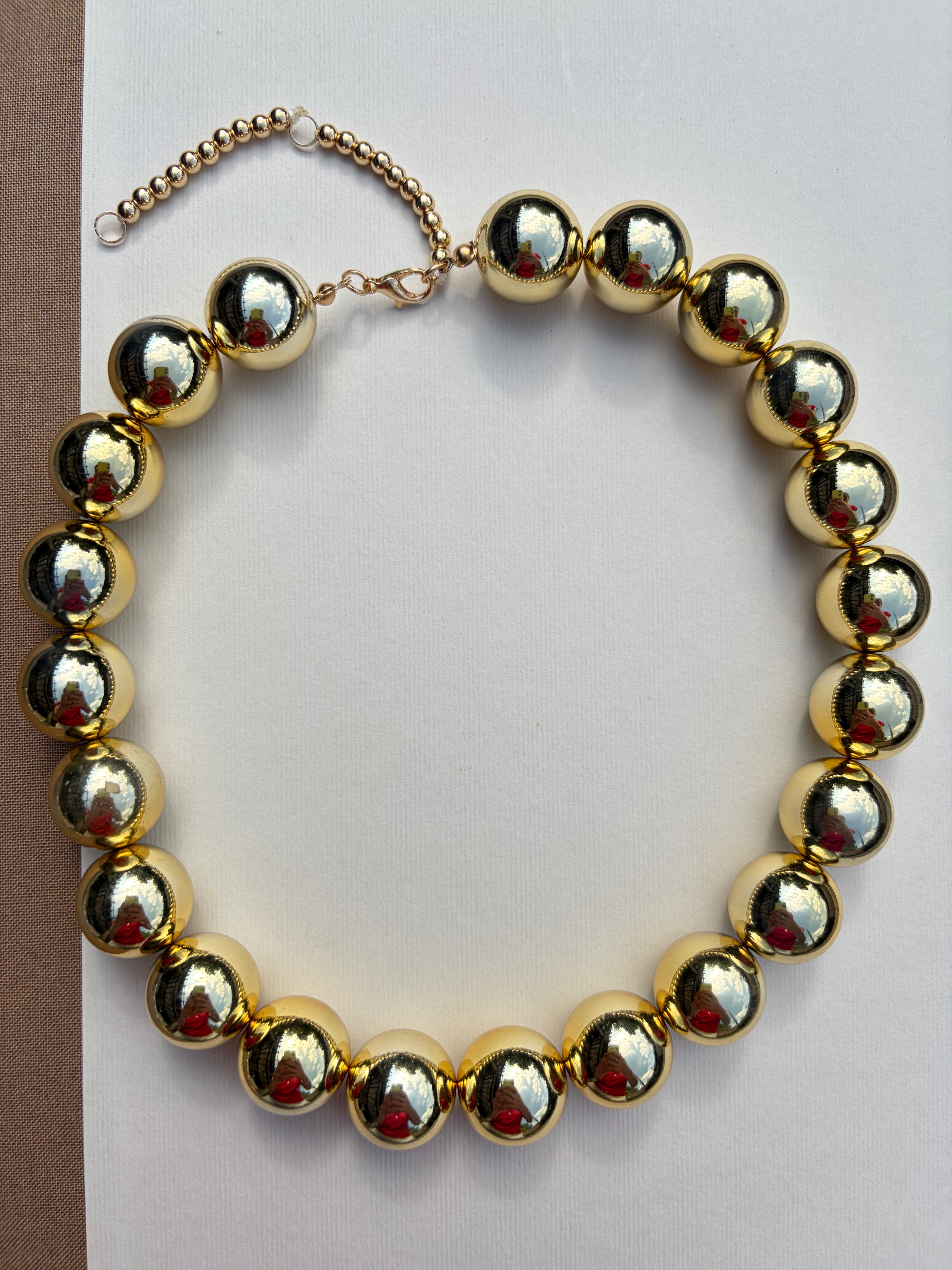 Ballard Gold Bead Necklace