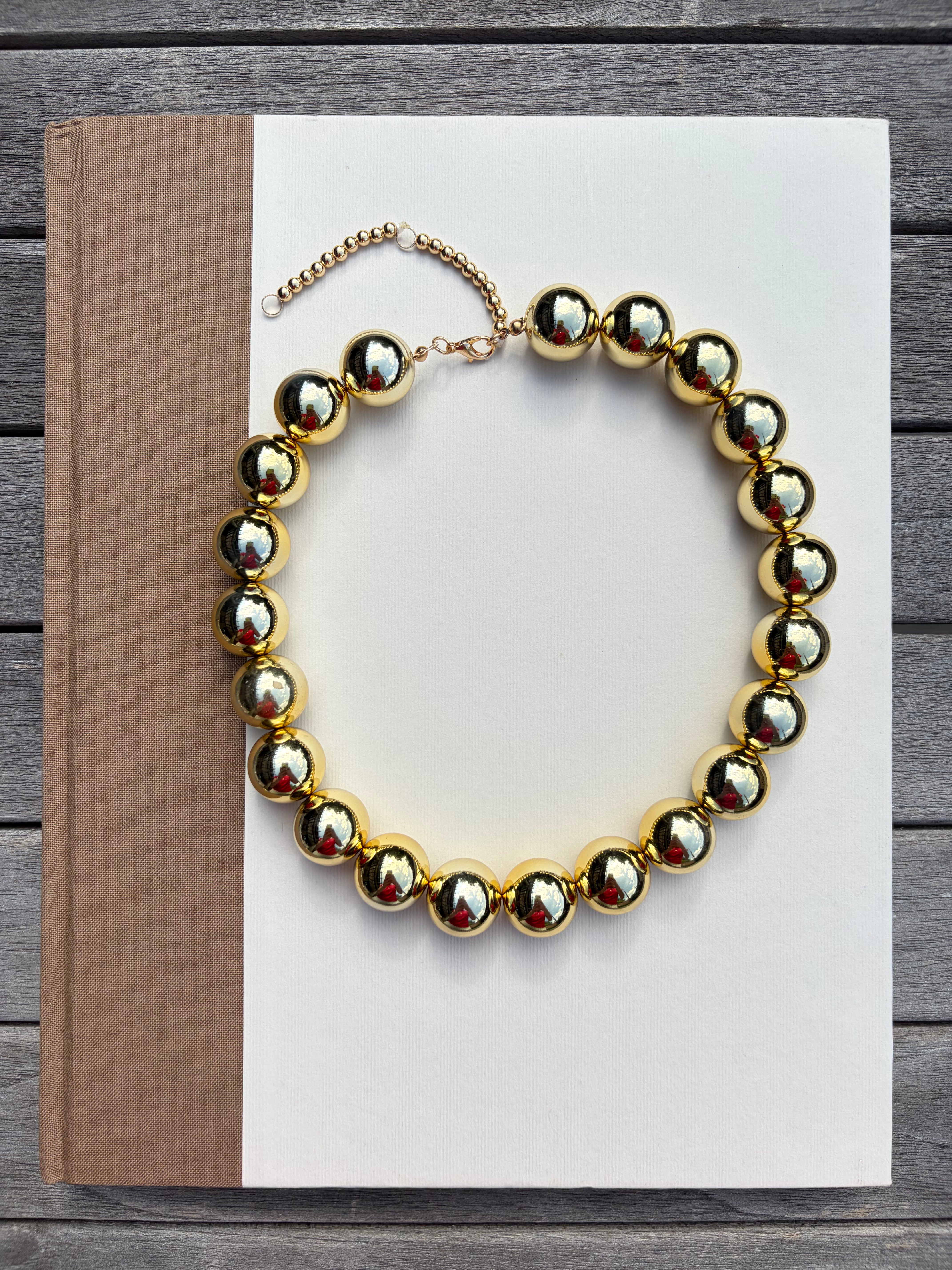 Ballard Gold Bead Necklace