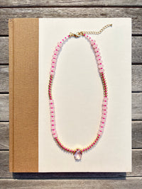 Sampson Pink Jewel Necklace