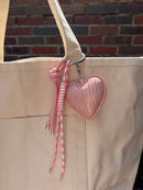Puffy Heart Paracord Keychain