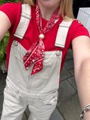 Bandana Twilly with Pearl Toggle
