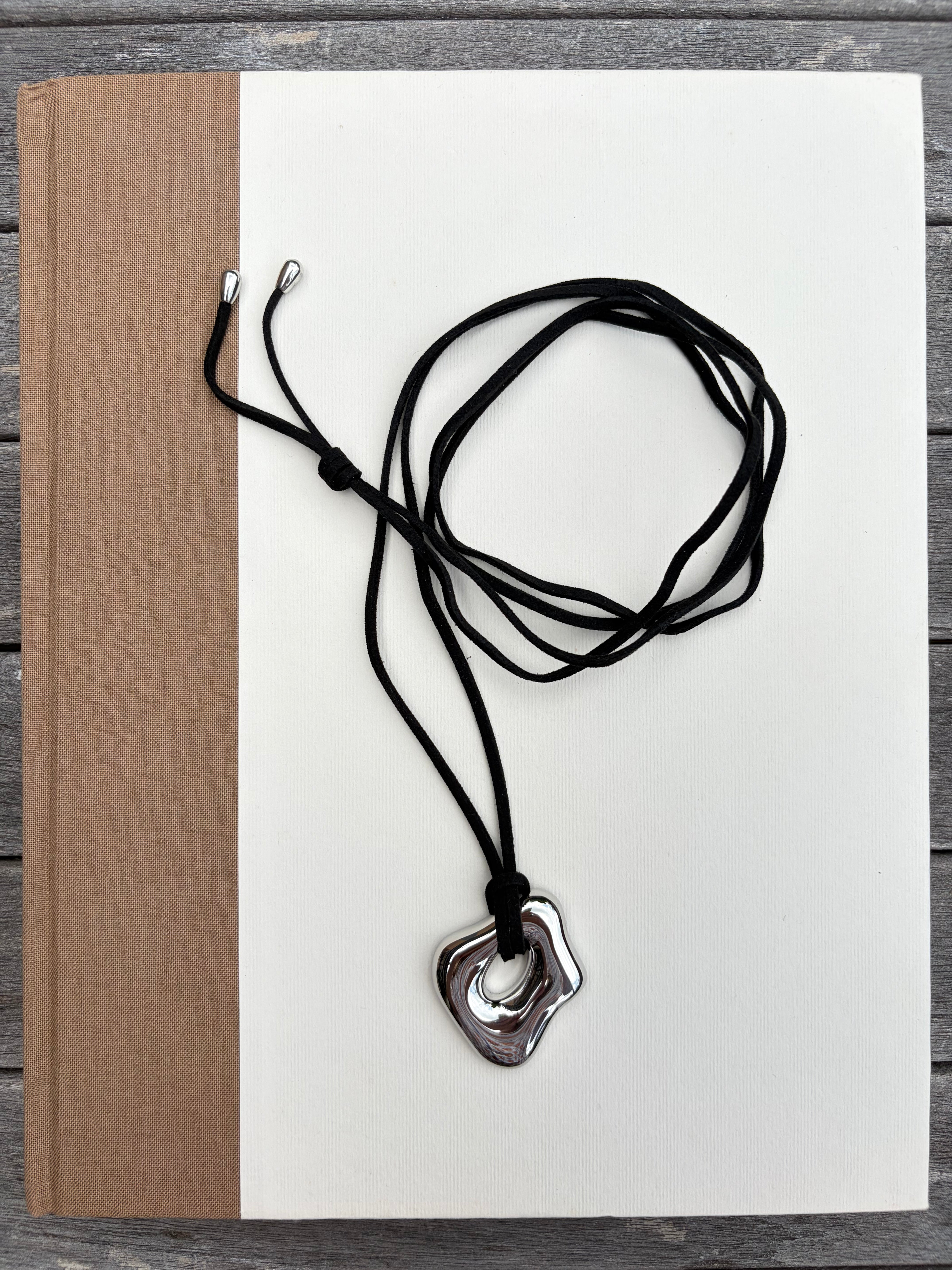 Ceyvan 18K Gold Non-Tarnish Leather Cord Pendant Necklace