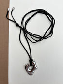 Ceyvan 18K Gold Non-Tarnish Leather Cord Pendant Necklace