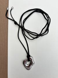 Ceyvan 18K Gold Non-Tarnish Leather Cord Pendant Necklace