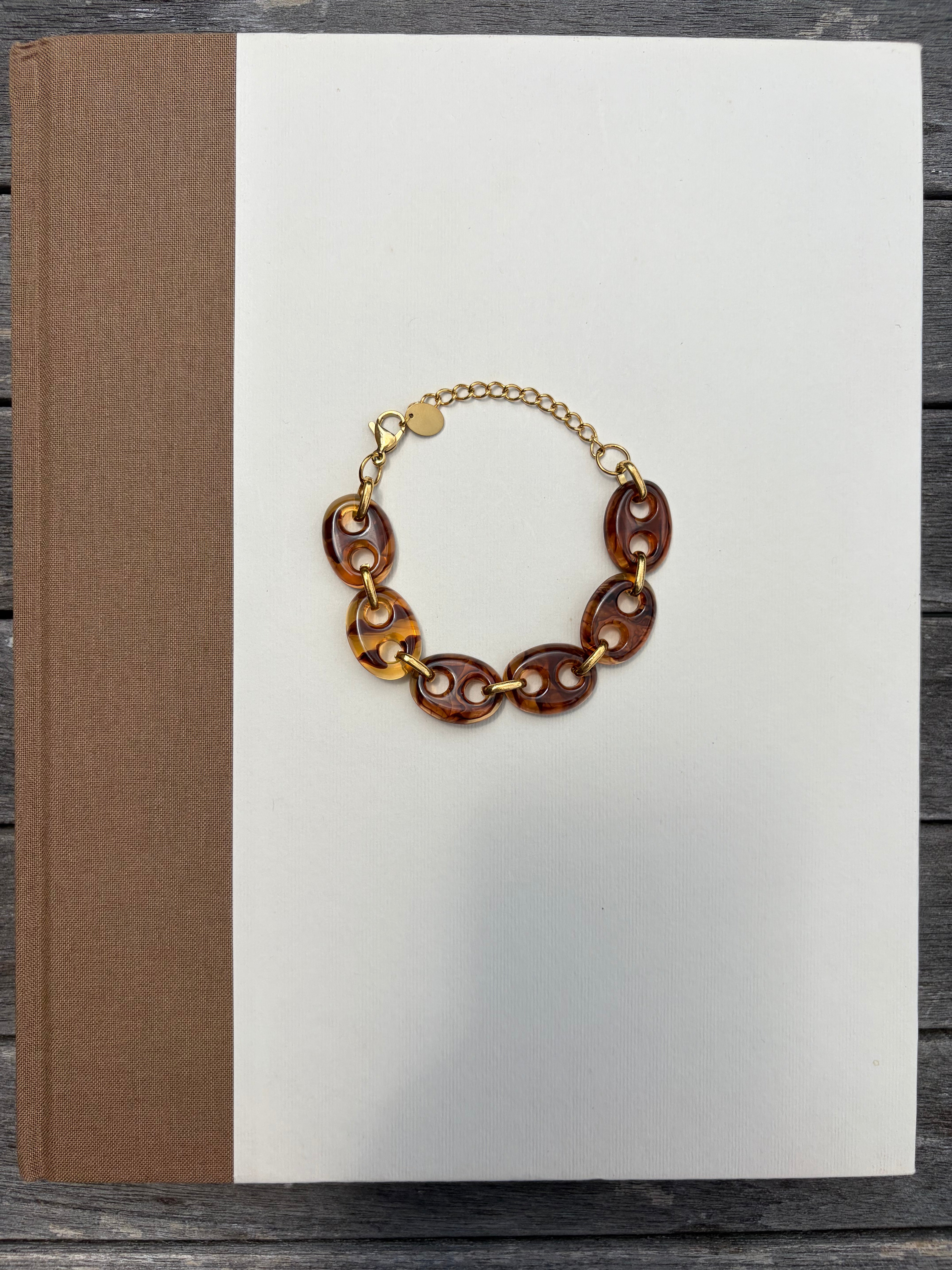 Tortoise Mariner Link Bracelet