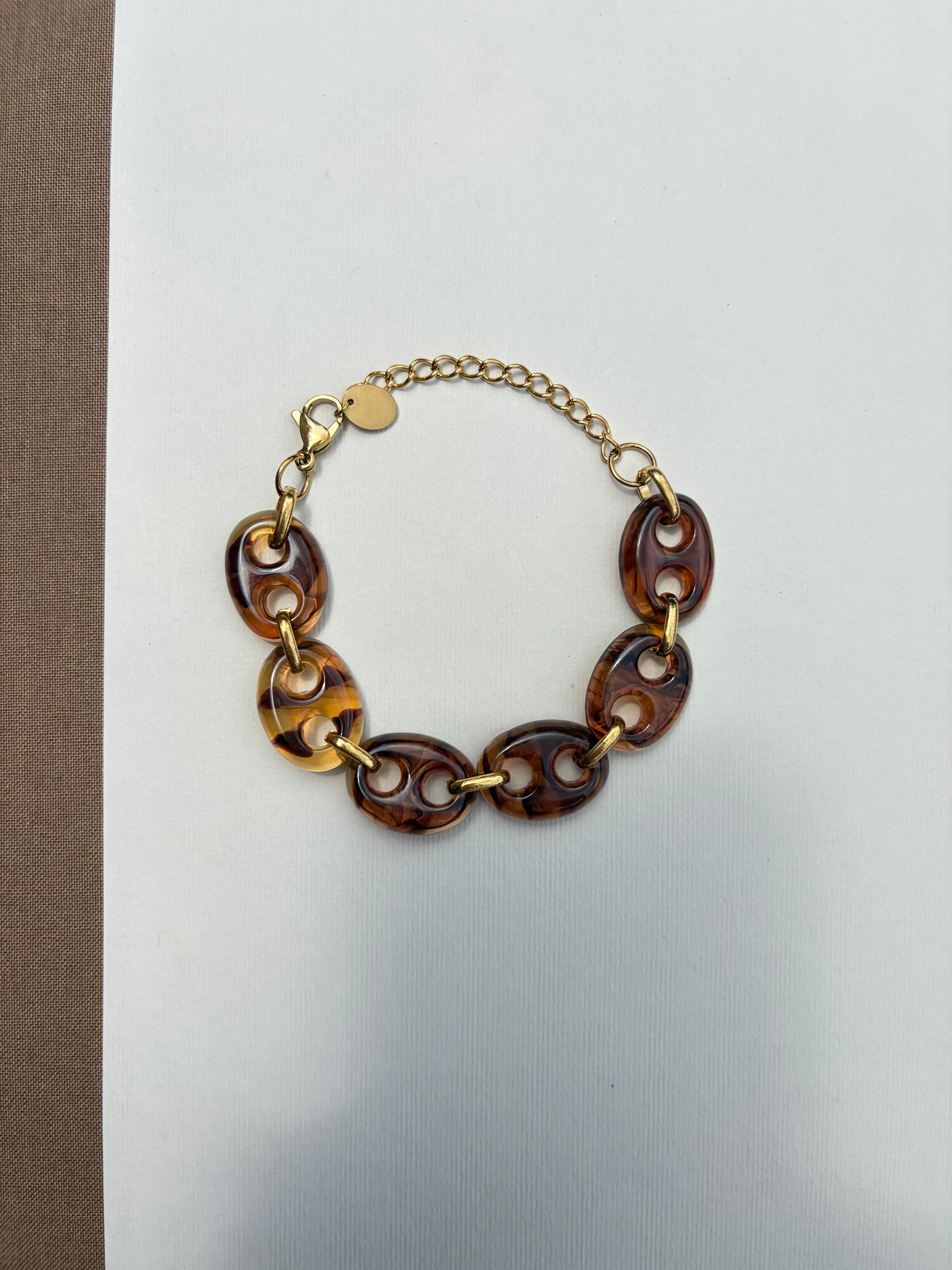 Tortoise Mariner Link Bracelet