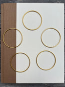 Gold Thin Bangle Set
