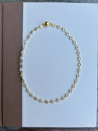 Bezel Set CZ Necklace