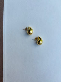 Gold Teardrop Earring