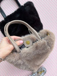 Faux Fur Handbag