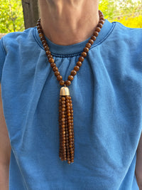 Beaded Tassel Necklace