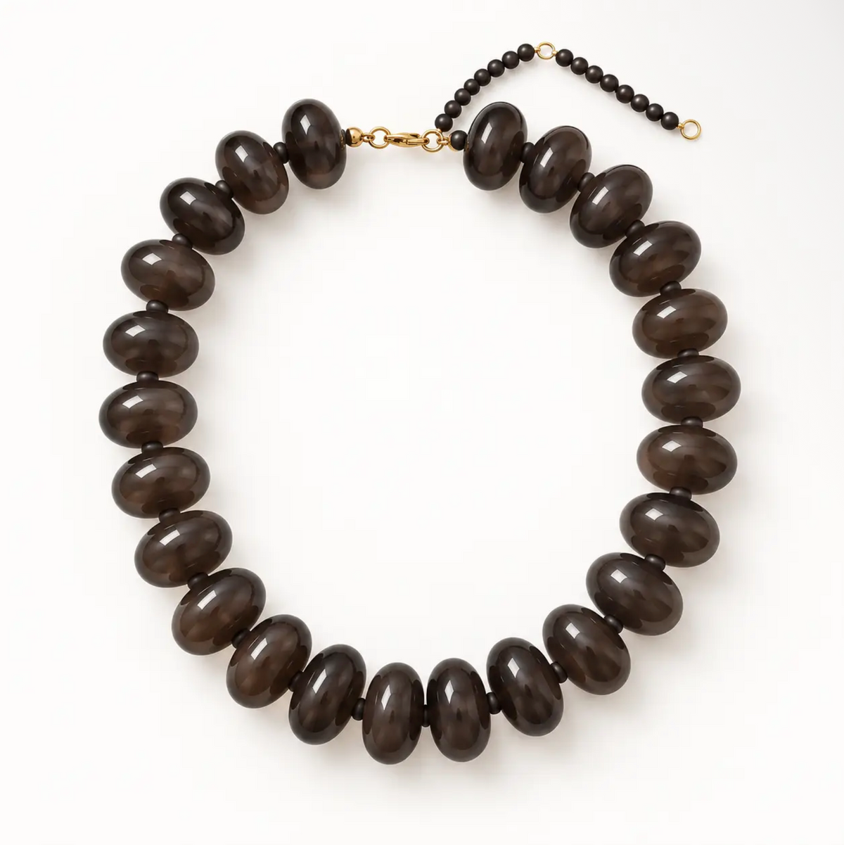 Bentley Chunky Beaded Necklace in Solid