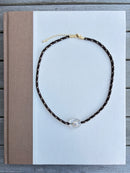 Cocoa Crystal Paracord Necklace
