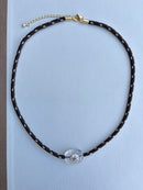 Cocoa Crystal Paracord Necklace