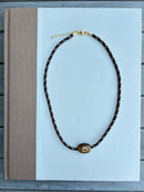 Amber Tiger Paracord Necklace