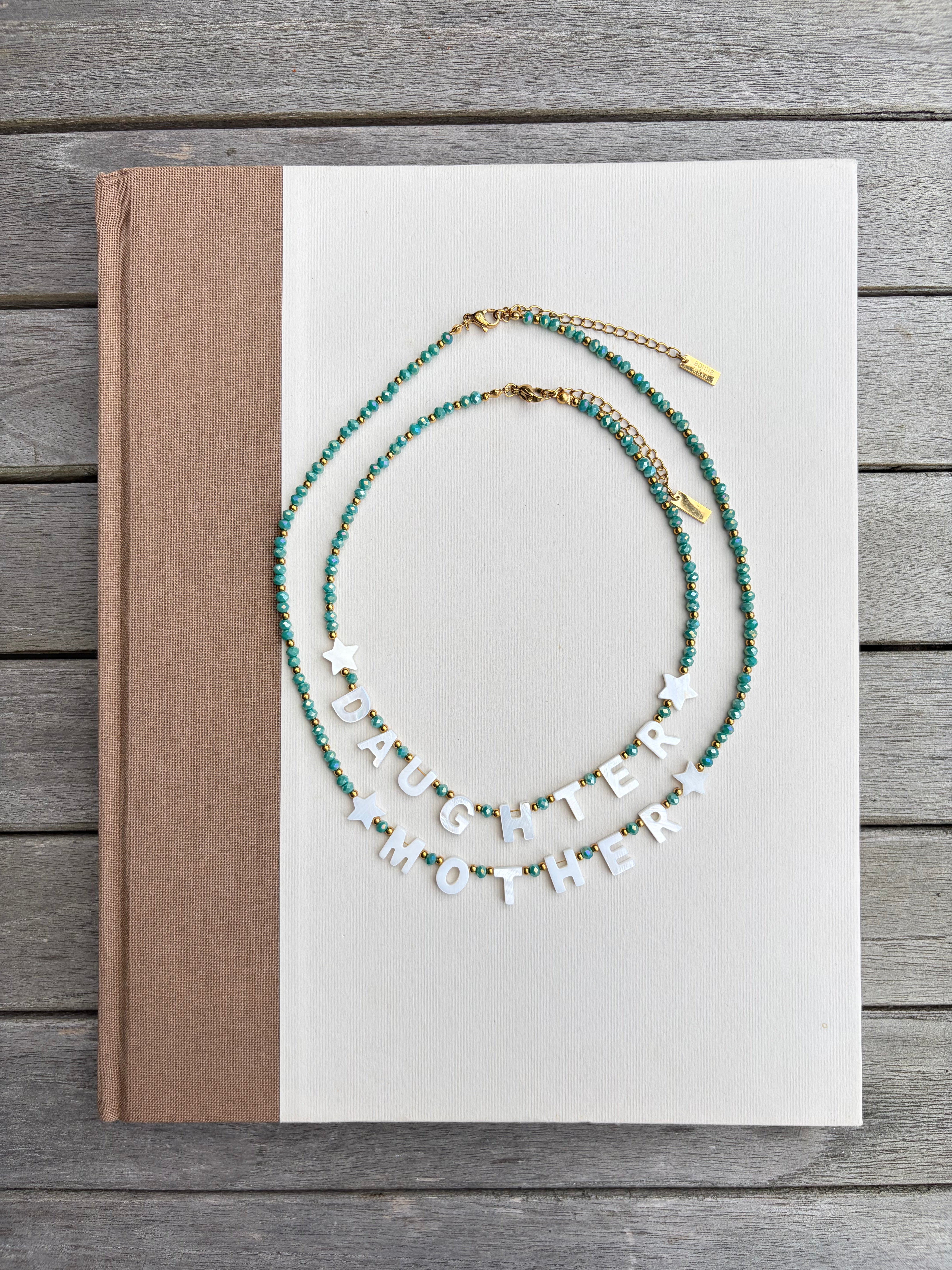 Mother Daughter Necklace Duo