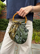 MARU Scarf Bag – Olive & Forest Green