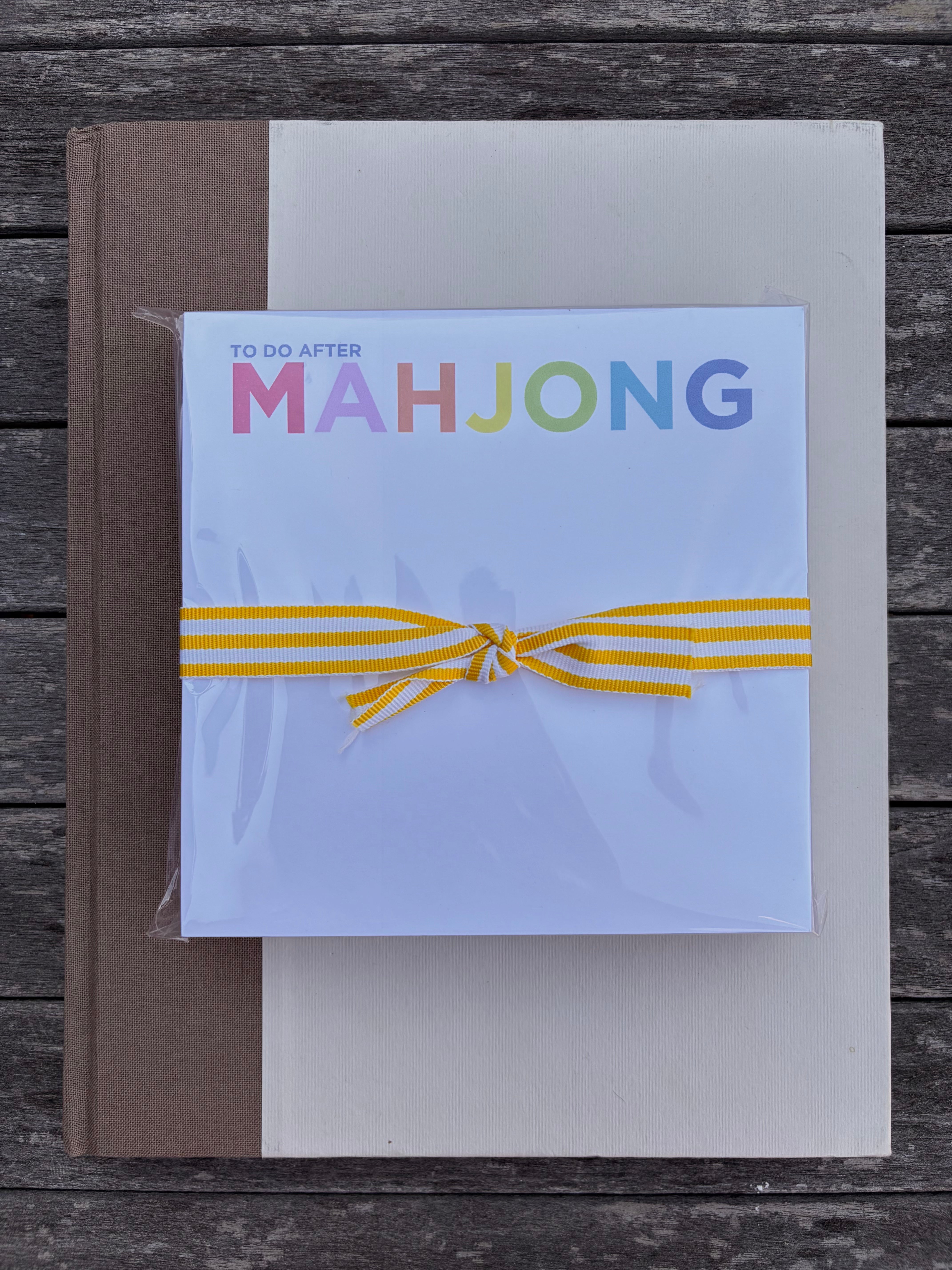 To Do After Mahjong Chubbie Notepad