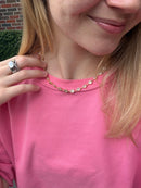 Bezel Set CZ Necklace