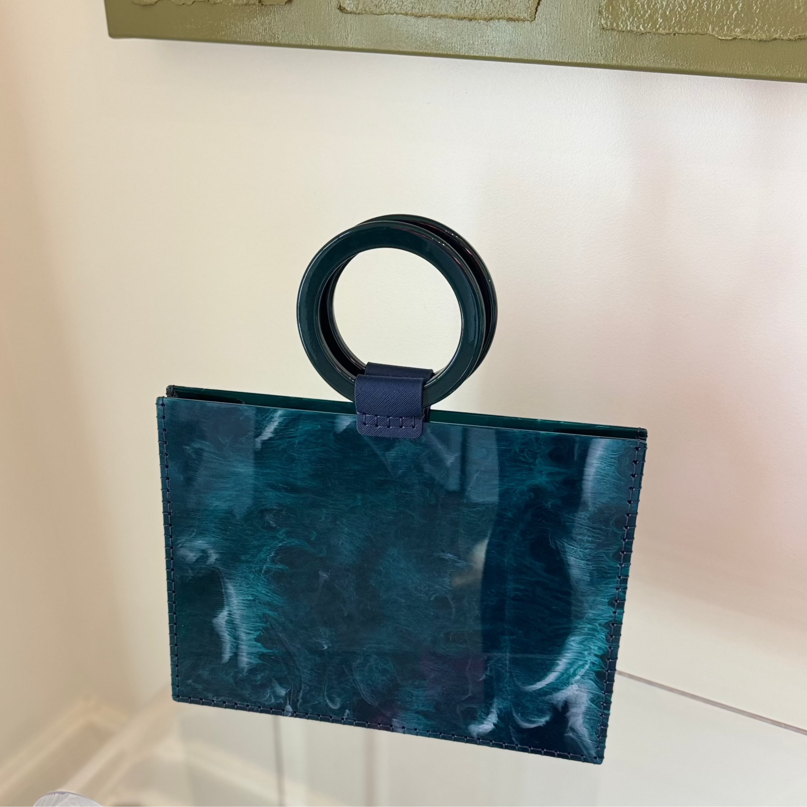 Navy Cloudy Valet Bag