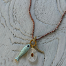 Color Coated Chain with Charms