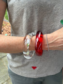 Chunky Colorful Square Acrylic Bangle