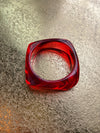 Chunky Colorful Square Acrylic Bangle