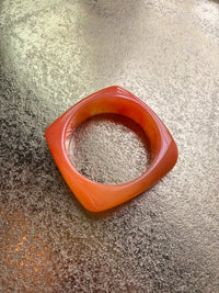 Chunky Colorful Square Acrylic Bangle