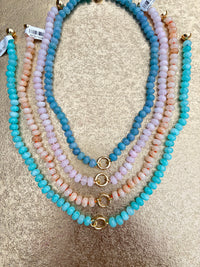 Jelly Bean Beaded Necklace