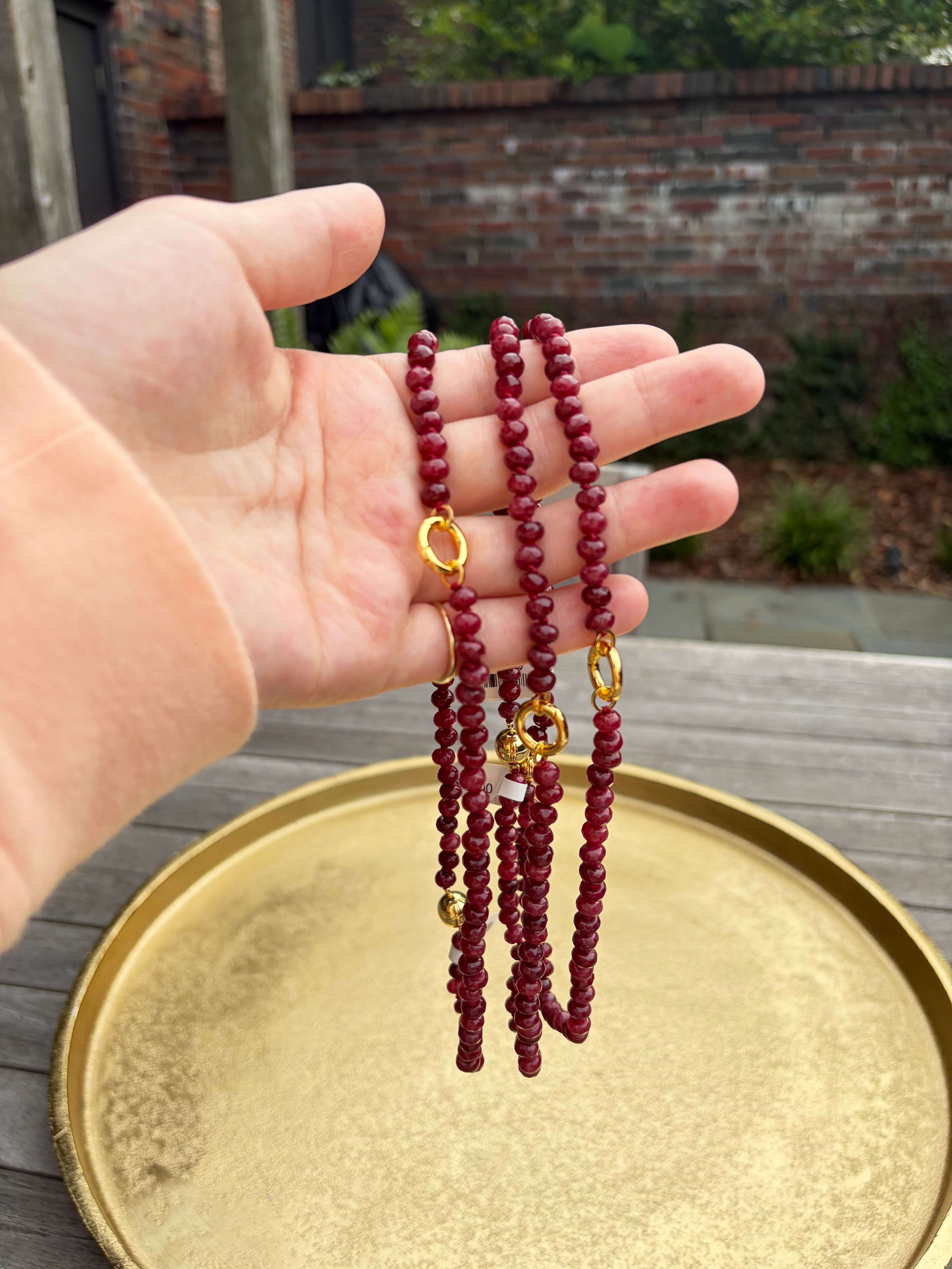 Rock Candy Beaded Necklace
