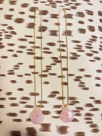 Pink Pave Shell Pendant