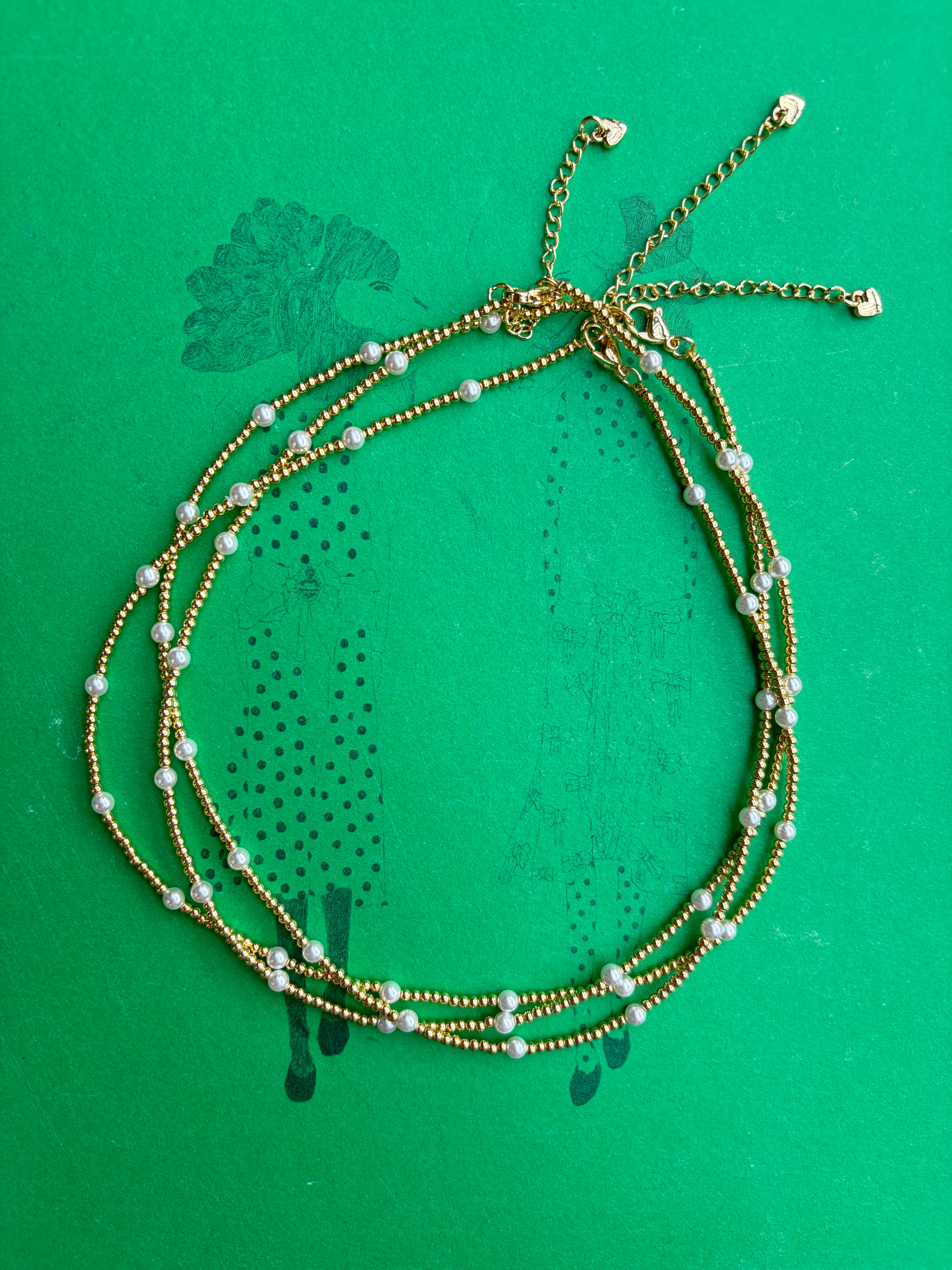 The Goldie Necklace With Pearls