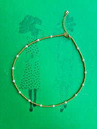 The Goldie Necklace With Pearls