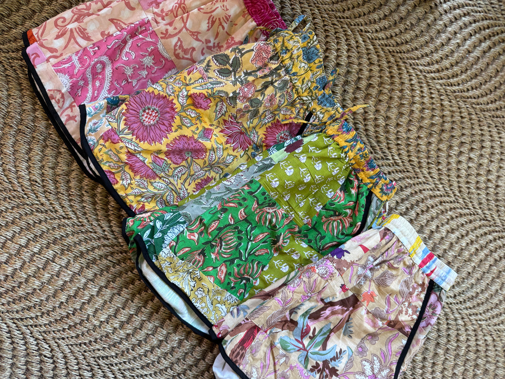 Cotton Patch Shorts - (4 colors!)