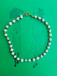 Fischer Pearl Beaded Necklace