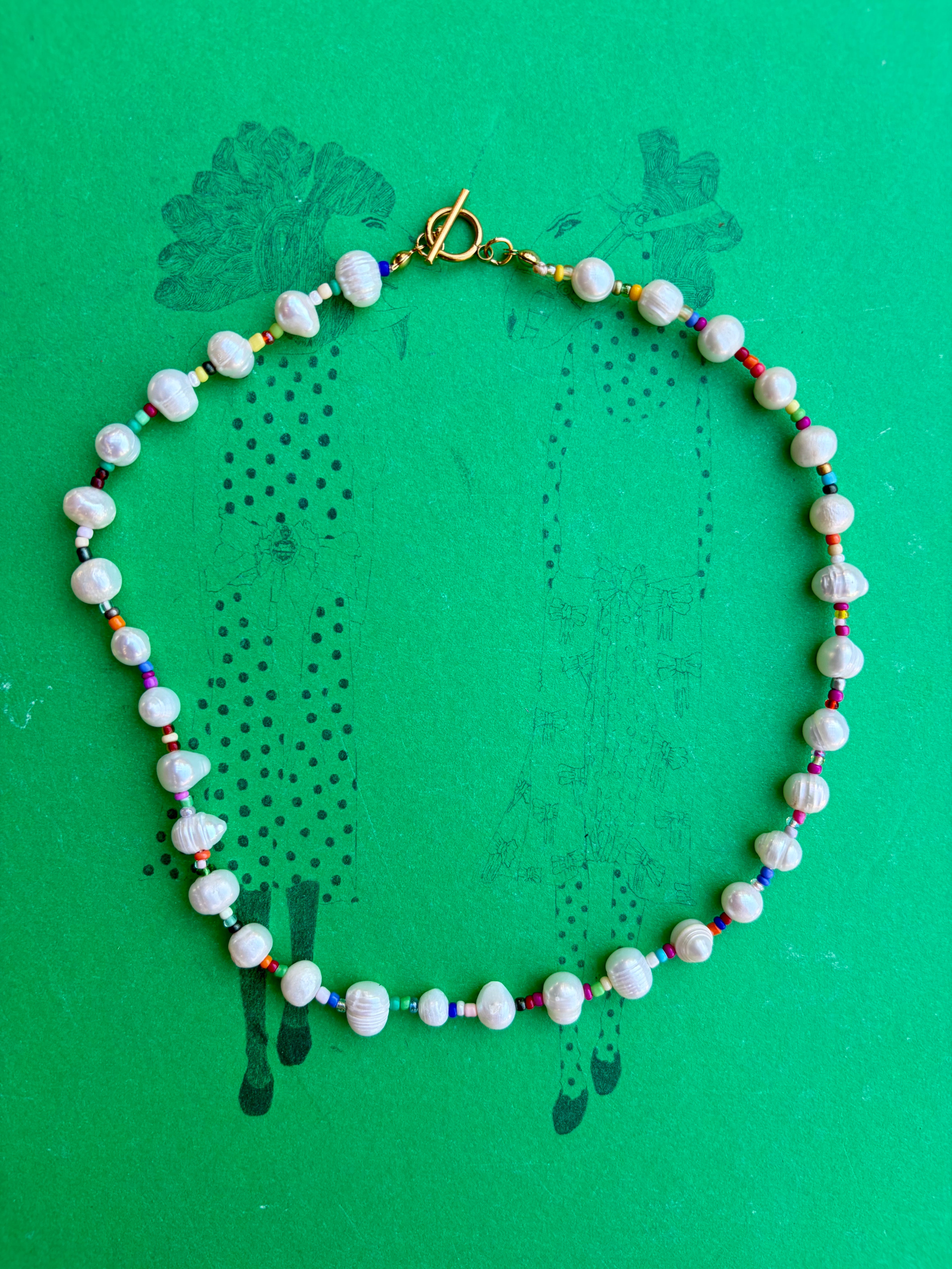 Fischer Pearl Beaded Necklace