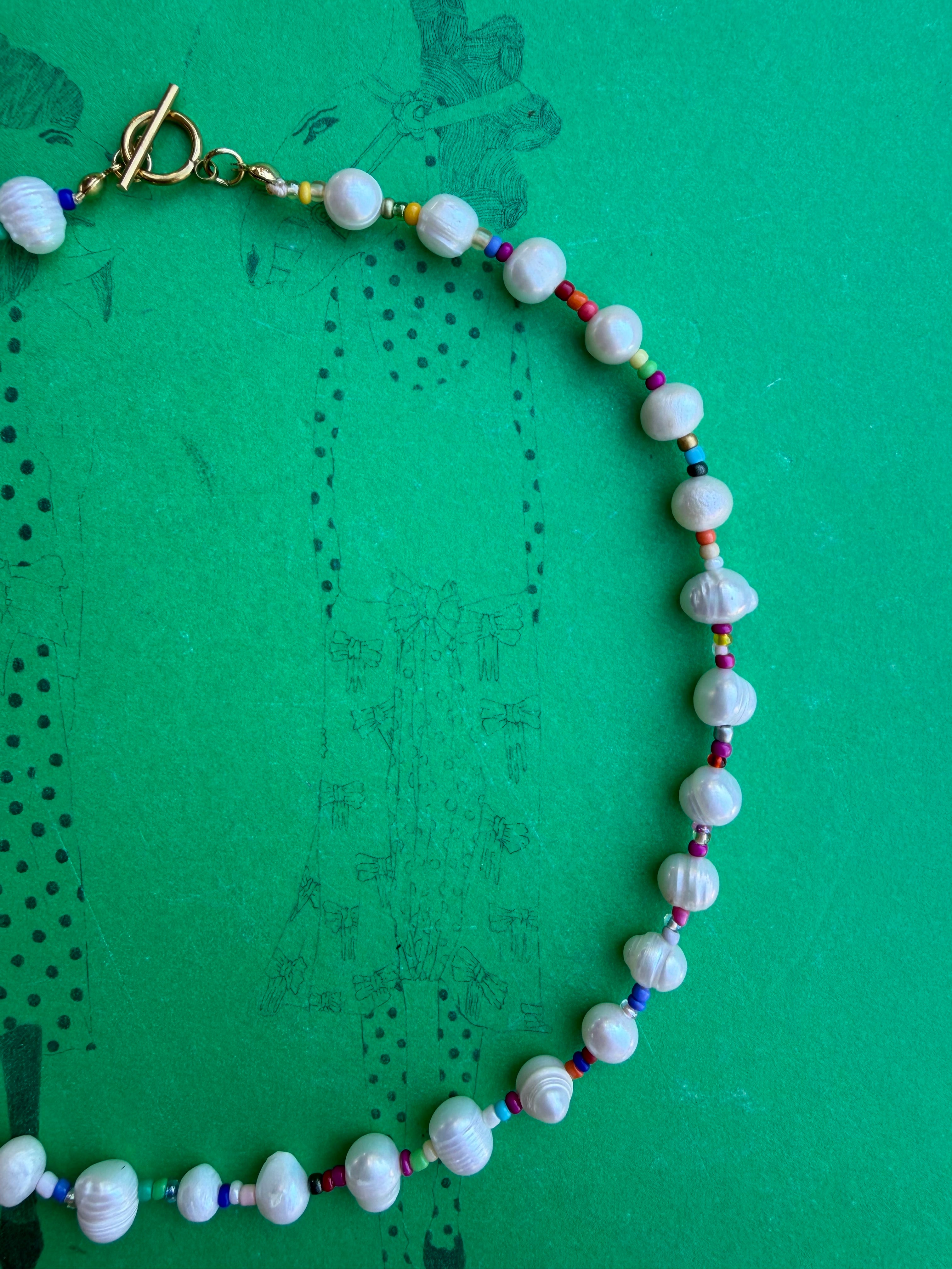 Fischer Pearl Beaded Necklace