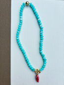 Happy Fish Charm Necklace