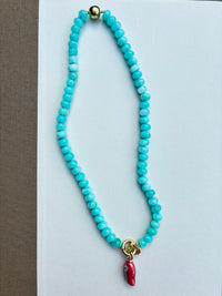 Happy Fish Charm Necklace